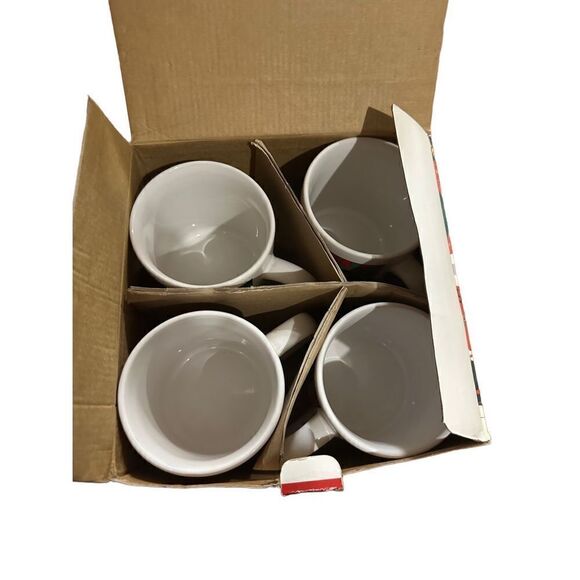 Vintage Riviera Van Beers Signature Set of 4 Mugs Night Before Christmas 11 oz. - Picture 8 of 13